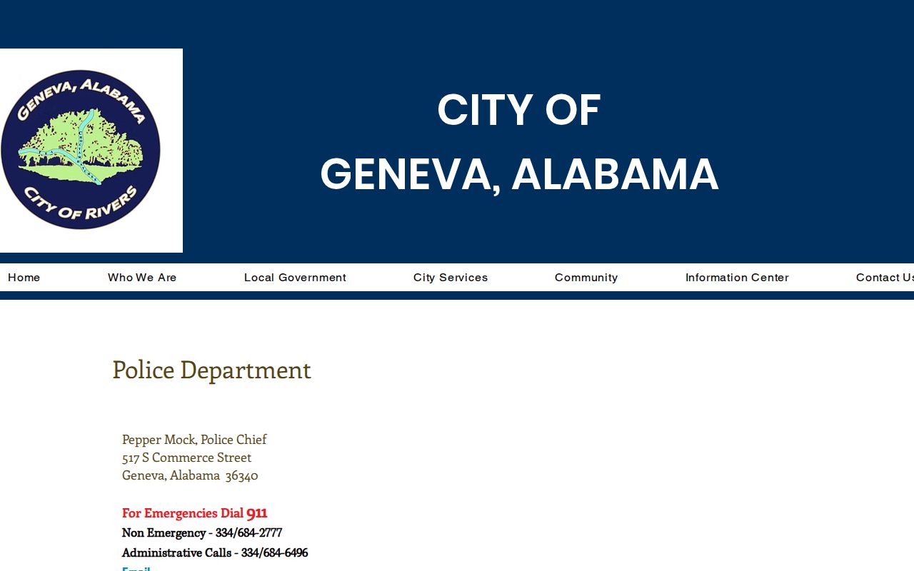 Geneva Police Department source for Geneva recent arrest records